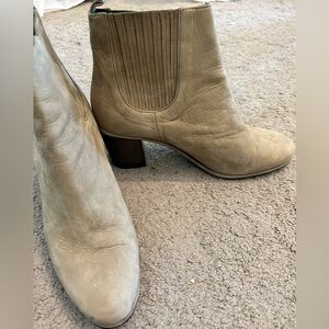 “Opening Ceremony” suede boots. Beige/Tan. Size 10.5.
